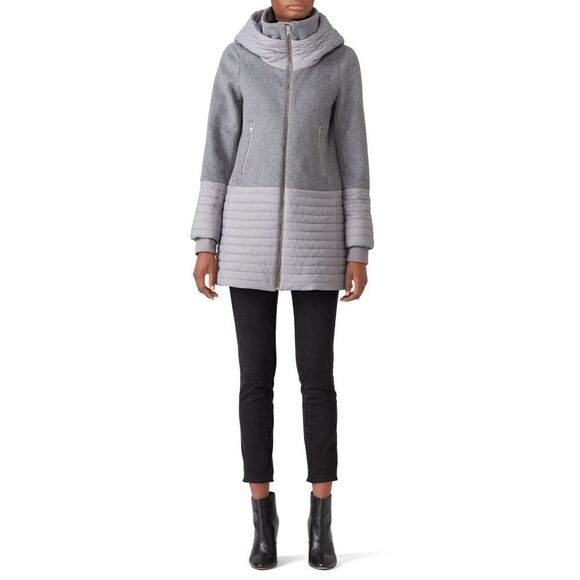 SOIA & KYO Grey Avery Coat - Picture 2 of 12